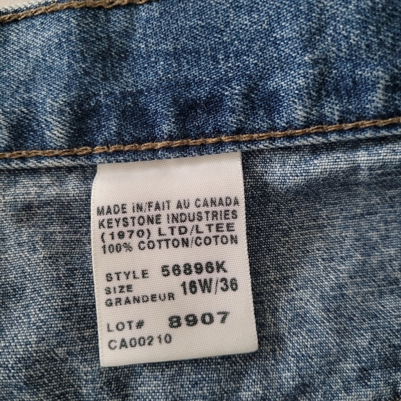 French Dressing Jeans Denim Skirt size 16W - Picture 9 of 11